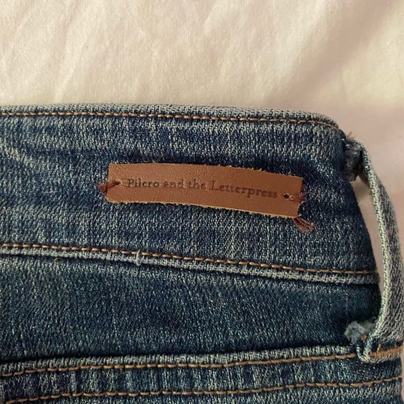 Anthropologie Pilcro hyphen floral jeans - Picture 4 of 5